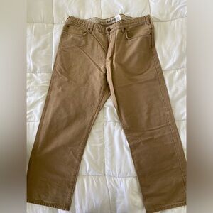 Eddie Bauer 38w30L Tan Jeans